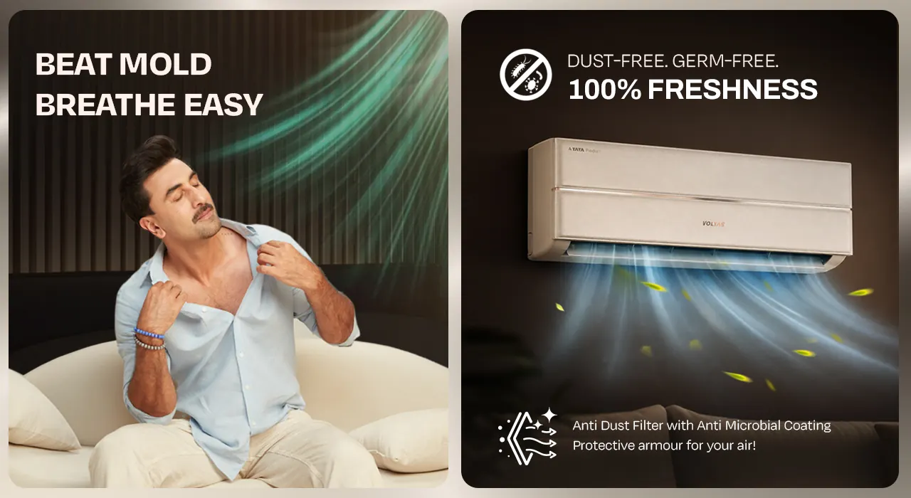 Beat mould, breathe easy: an anti-dust filter with an anti-microbial coating