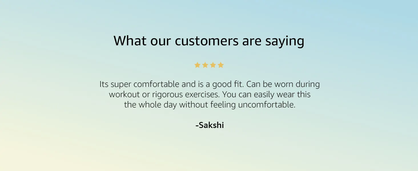 What our customers are saying: four stars, “super comfortable and a good fit”