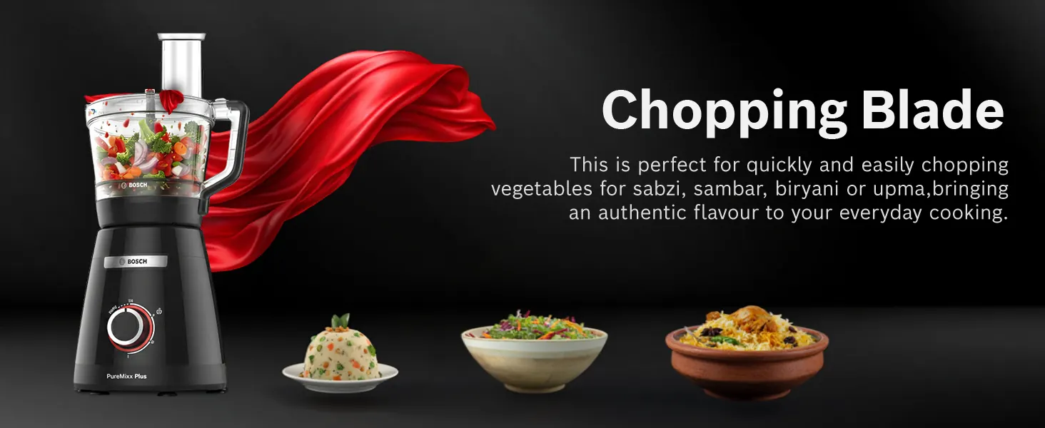 Chopping blade, for salads, sambar, biryani and upma